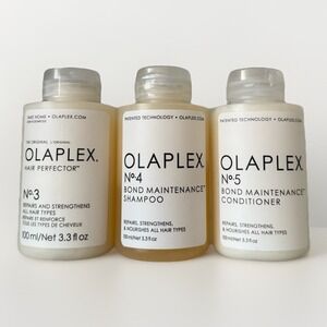 Olaplex No. 3, No.4, & No. 5 Shampoo, Conditioner Set 3.3 oz 100%‎ Authentic